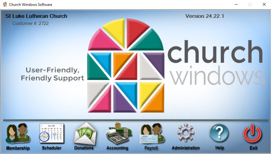 screenshot of Church Windows